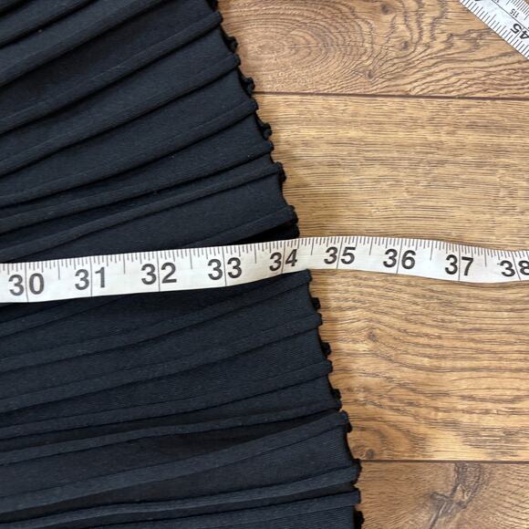 NWT PXG Eclipse Sleeveless Knitted Pleat Dress Black XS Luxury Golfwear - Picture 9 of 9